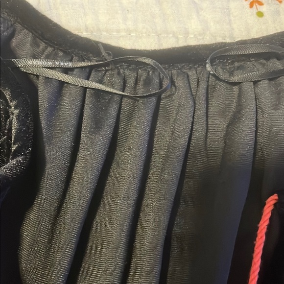 Zara Black Embellished Puff Sleeve Blouse - Picture 4 of 8